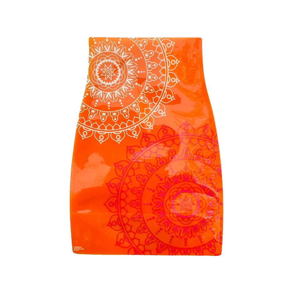 Flower Vase Medallion Design Orange NWT - Picture 2 of 5